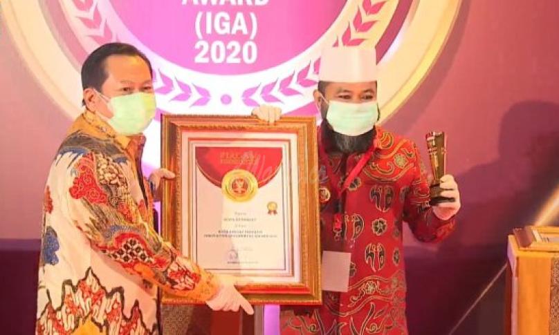 Kota Bengkulu Raih Penghargaan Kota Sangat Inovatif