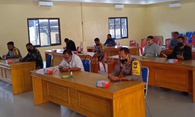 Operasi Lilin Agung 2020, Polres Lutra Bersama Instansi Terkait Rakor