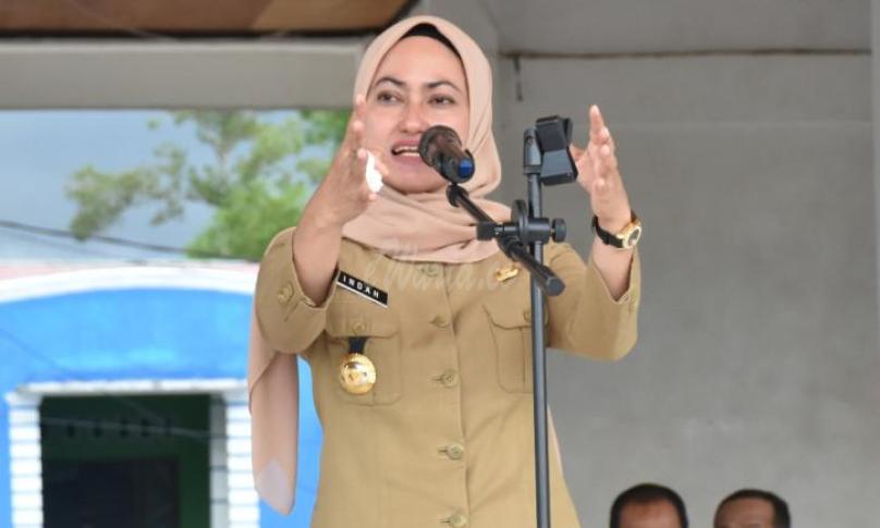 Bupati Luwu Utara (Lutra), Indah Putri Indriani. Foto.Doc (Sebelum Pandemi)
