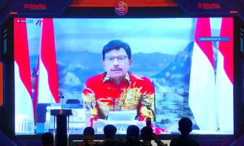 Menteri Komunikasi dan Informatika Johnny G. Plate 