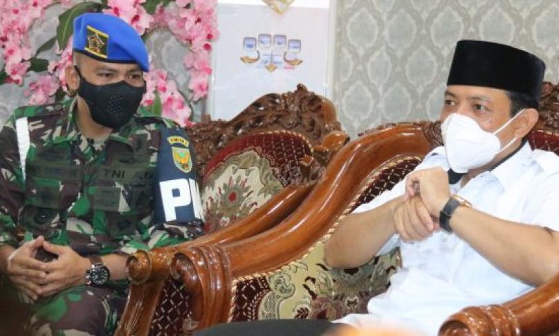 Wawali Dedy Terima Kunjungan Dandenpom II/I Bengkulu