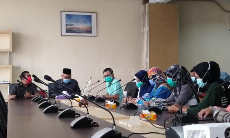 Nakes RSUD M Yunus mediasi dengan Dewan Perwakilan Rakyat Daerah (DPRD) Provinsi, Selasa (19/01/2021). 