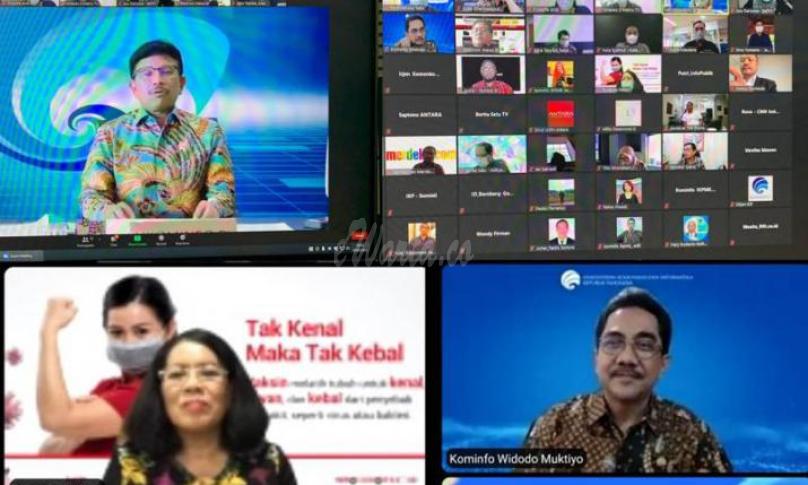 Pemerintah Dorong Media Sadarkan Masyarakat Terapkan Prokes