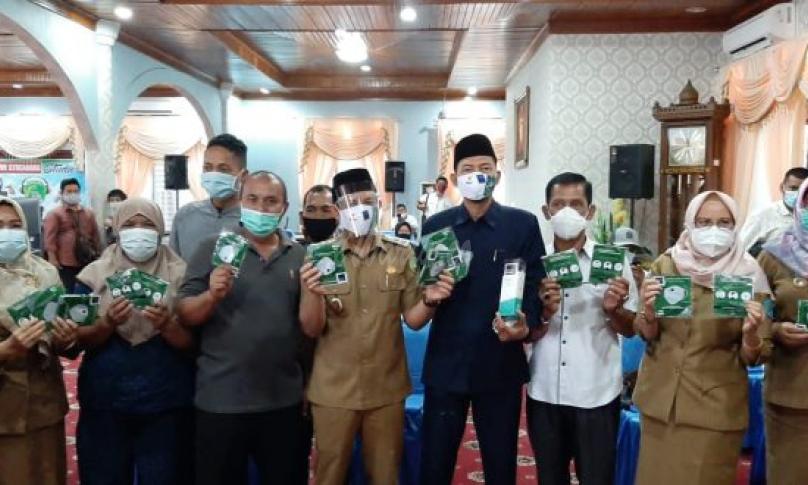 Pedagang di Kota Bengkulu Dapat Bantua Alat Penanggulangan Covid-19