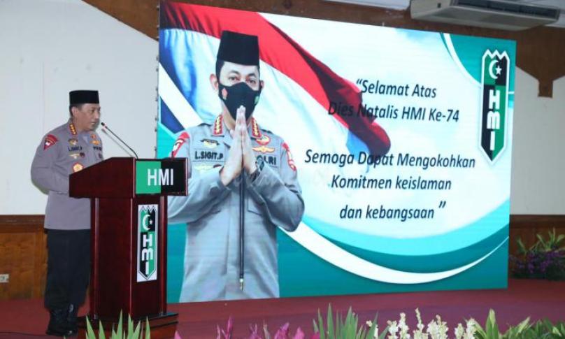 Kapolri di Dies Natalis HMI ke-74
