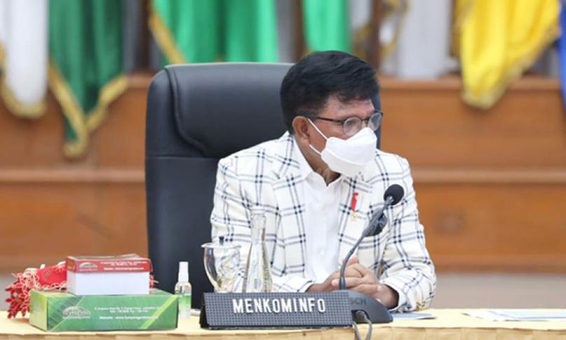 Menteri Kominfo Johnny G. Plate