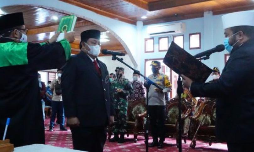 Pelantikan Sekda Kota Bengkulu