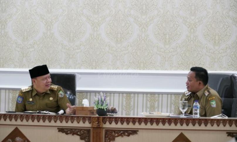 Rohidin Terima Kunjungan Bupati Seluma, Bahas Tapal Batas hingga Pembangunan Pelabuhan