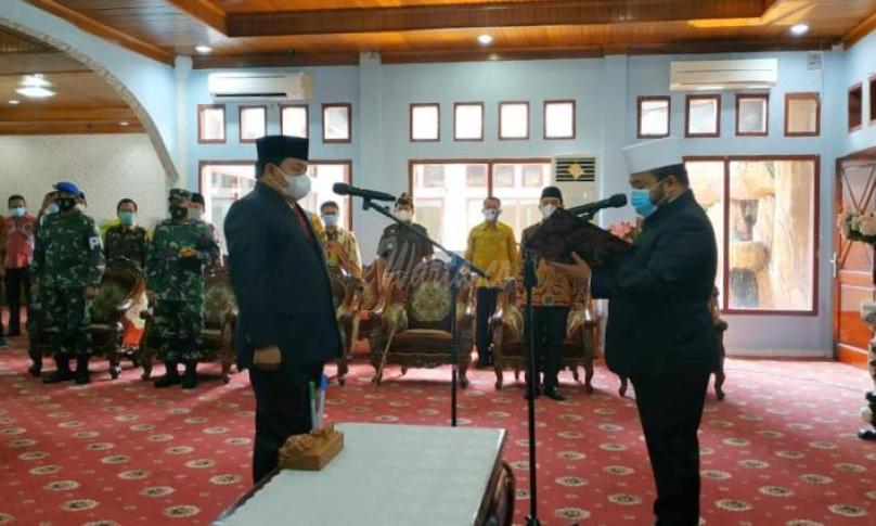 Pelantikan Sekda Kota Bengkulu