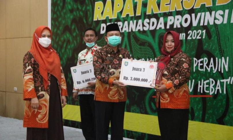 Rapat Kerja Daerah (Rakerda) tahun 2021, di auditorium Hotel Grage Bengkulu, Selasa (23/03).
