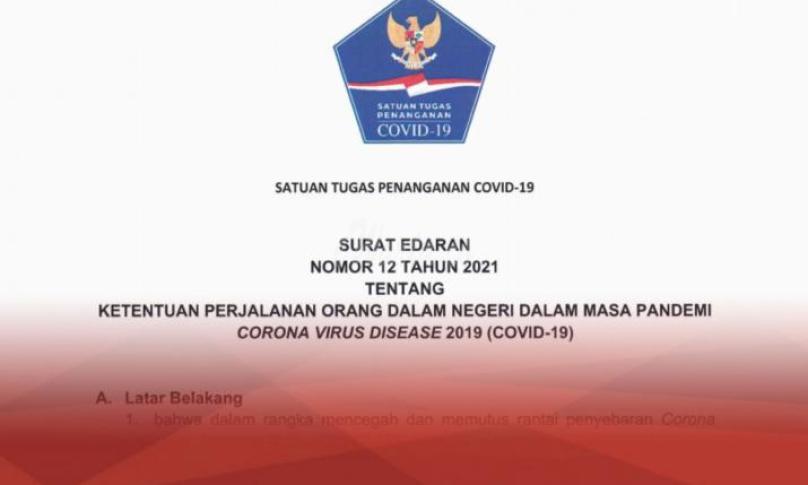 Satgas Covid-19 Perpanjang Masa Berlaku Prokes untuk Perjalanan Dalam Negeri