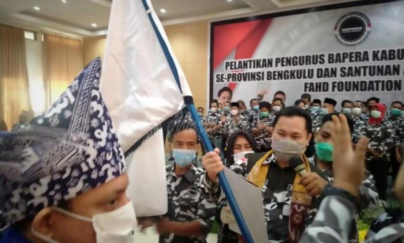 Empat DPD Bapera Bengkulu Dilantik