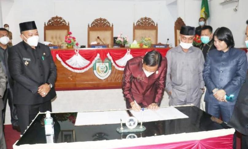 DPRD Seluma Gelar Paripurna LKPJ Tahun 2020. Foto: Kominfo