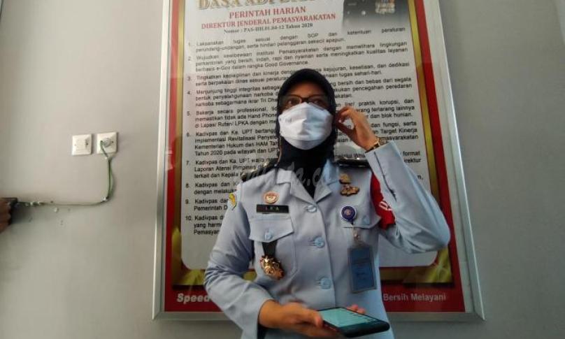 Kepala Divisi Pemasyarakatan Kantor wilayah Kemenkumham Provinsi Bengkulu Ika Yusanti 