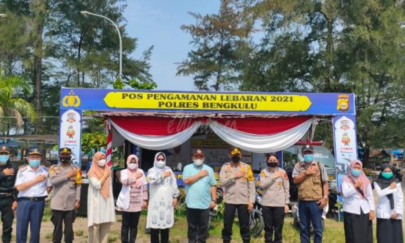 Jelang Lebaran, Sekda Cek Kesiapan Posko Pengamanan Pantai Panjang