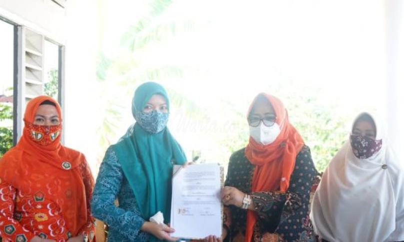 TP PKK-GOW-DWP Kota Bengkulu MoU dengan Dinkes Berantas Covid-19