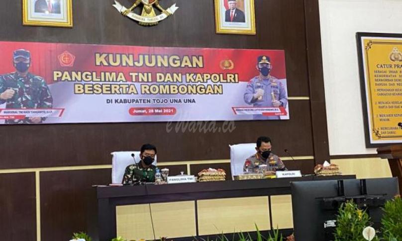 Panglima TNI dan Kapolri Pastikan Negara Tak Akan Kalah dari Teroris
