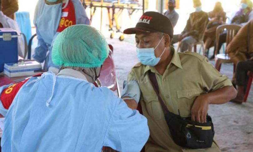 Vaksinasi Masal Covid-19 Polda Bengkulu di Seluma Capai Target 1000 Dosis