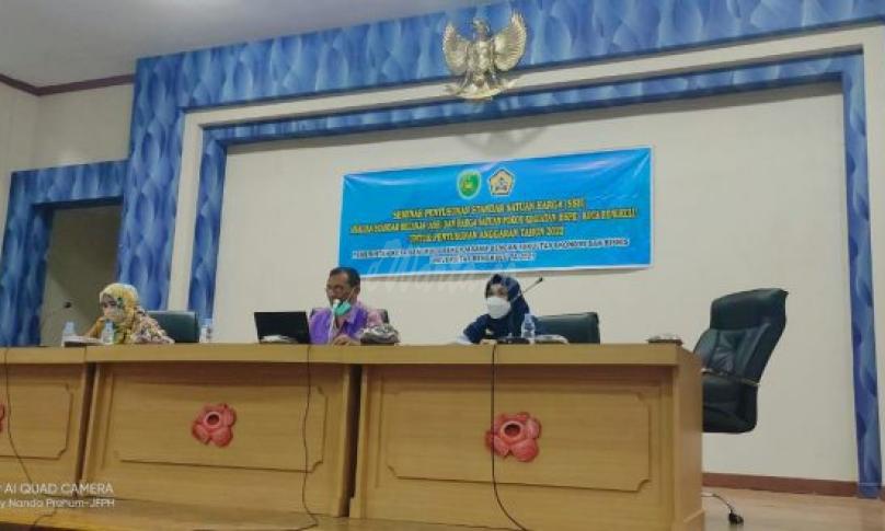 Pemkot Gelar Seminar penyusunan ASB, SSH dan HSPK besama UNIB