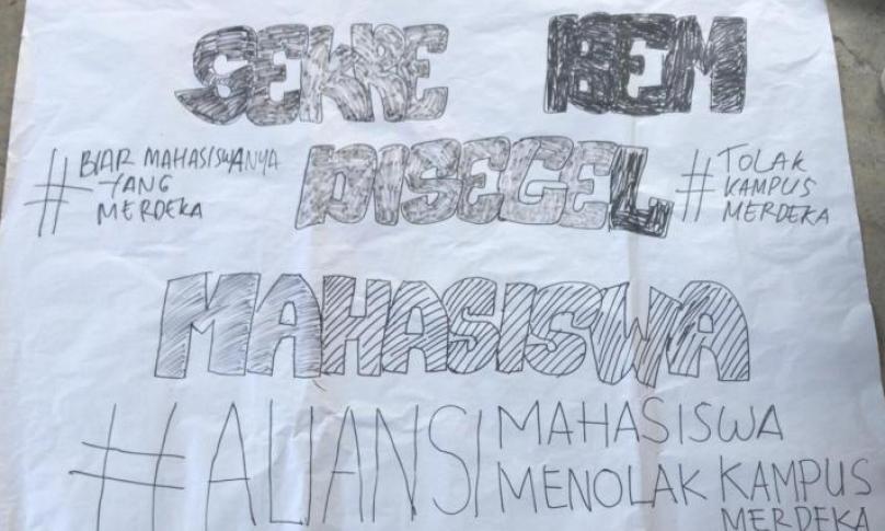 Mahasiswa Demo Kebijakan 'Kampus Merdeka' Universitas Bengukulu