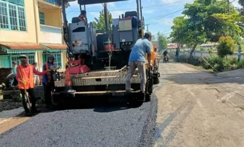 Perbaikan Jalan Enggano Kota Bengkulu Masuk Tahap Pengaspalan