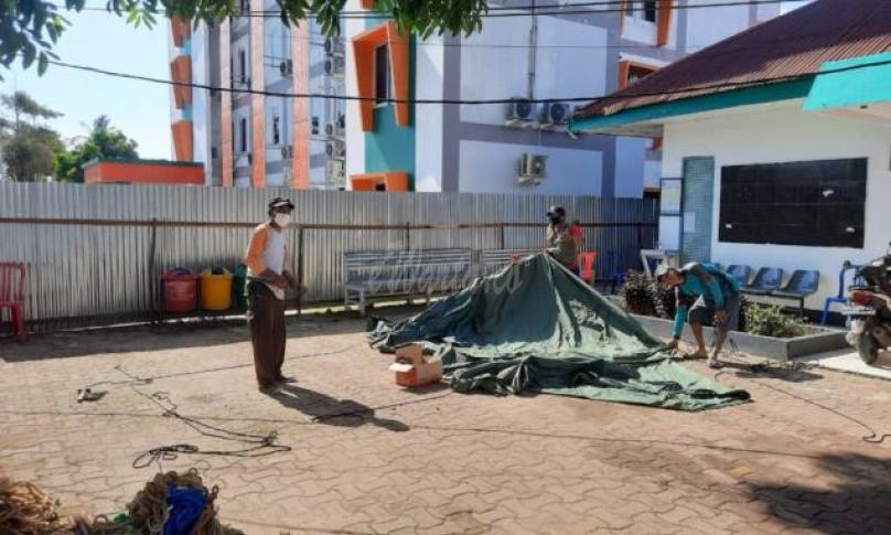 BPBD Dirikan Tenda Darurat Antisipasi Lonjakan COVID-19