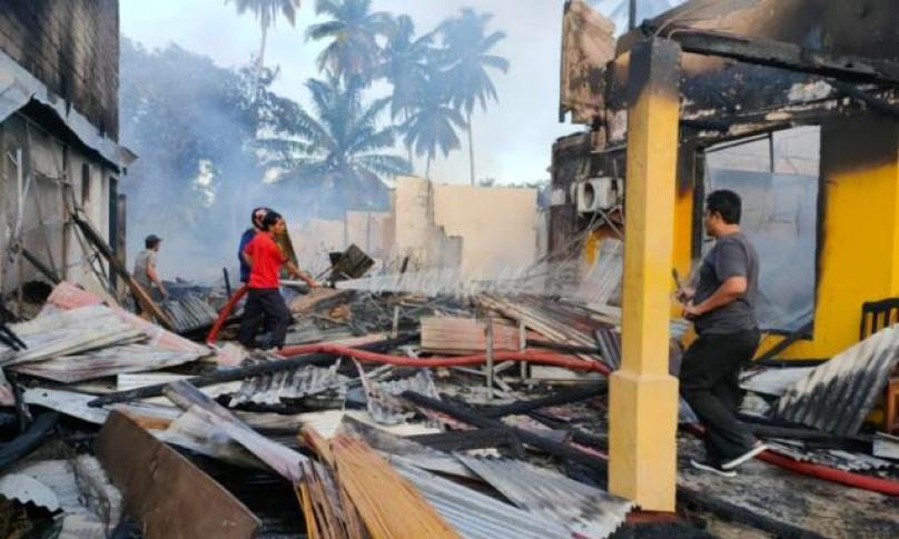 Kebakaran Hanguskan Empat Rumah di Kota Mukomuko