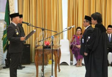 Pelantikan Kepala BPKP Perwakilan Bengkulu