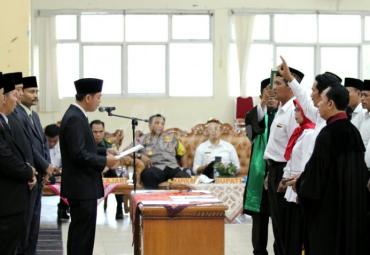 Pelantikan Anggota PPK Bengkulu Selatan