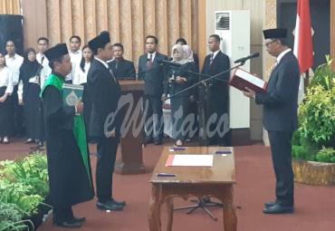 Pelantikan kepala OJK Provinsi Bengkulu