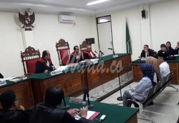 Sidang vonis di Pengadilan Negeri Bengkulu