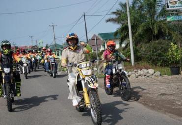Gubernur Bengkulu (H Rohidin Mersyah) ngetrail di Mukomuko Internasional Trail Adventure