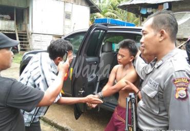 Pelaku L-AP diamankan Polisi dan warga