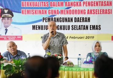 Plt Bupati Bengkulu Selatan Gusnan Mulyadi  