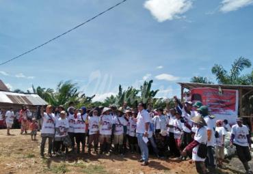 Relawan Jokowi-Amin, JPKP saat mensosialisasikan program Jokowi