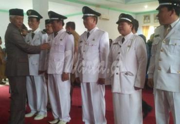Pelantikan dan pengambilan sumpah oleh Wakil Bupati Rejang Lebong, Iqbal Bastari