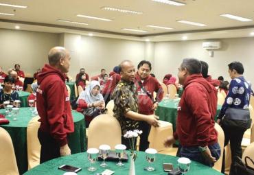 Sekjen Kementerian Desa, Pembangunan Daerah Tertinggal dan Transmigrasi Anwar Sanusi memberikan arahan kepada peserta Forum Tematik Bakohumas di Malang, Jawa Timur, Kamis (25/4/2019). Peserta juga melakukan kunjungan ke Desa Wisata Pujon Kidul yang dikeloka BUMDes setempat. Foto: Dody/Kemendes PDTT