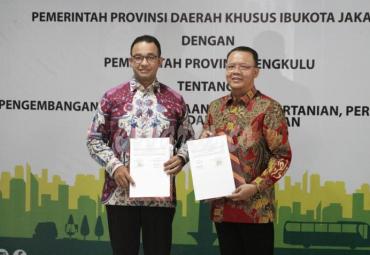 Kesepakatan kerjasama sektor unggulan dua Pimpinan Daerah Provinsi Bengkulu dan DKI Jakarta