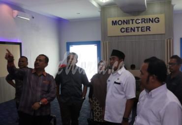 Dewan Kota sidak ruang media center Bengkulu