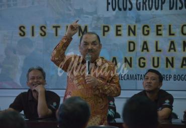 Tim Advisor Menteri Desa, PDT dan Transmigrasi menggelar Focus Group Discussion Sistem Pengelolaan Data dalam Pembangunan Desa di Kantor Kecamatan Citeureup, Kabupaten Bogor, Jawa Barat, Kamis (9/5/2019). Foto : Angga/ Kemendes PDTT