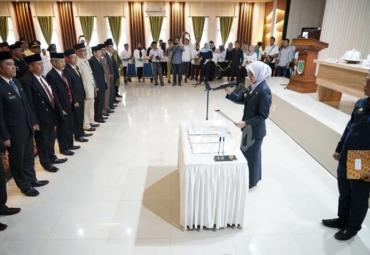 Mutasi, Bupati lantik dan rotasi puluhan pejabat di Pemkab Luwu Utara, Sulawesi Selatan
