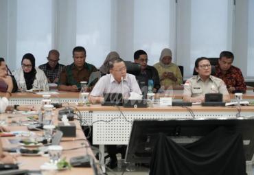 Gubernur ekspose hasil penilaian kerusakan, kerugian dan perkiraan kebutuhan penanggulangan pasca bencana banjir dan tanah longsor di Provinsi Bengkulu, (25/06/2019).