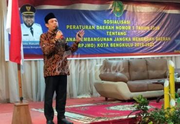 Wawali sosialisasikan Perda RPJMD Kota Bengkulu tahun 2019 - 2023, Kamis (27/6/2019)