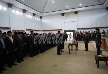 Pelantikan dan pengambilan sumpah jabatan pejabat eselon 3 dan eselon 4
