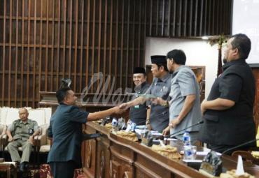 Paripurna tentang Pertanggungjawaban pelaksanaan APBD tahun 2018