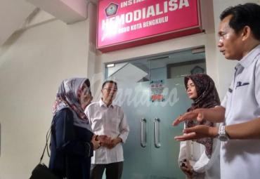 Komisi I DPRD lakukan sidak ke RSHD Kota Bengkulu, Rabu (24/7/2019)