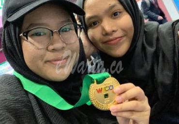 Putri Gubernur Bengkulu, Rohidin Mersyah (Zamlarini) dan tim harumkan Bangsa dengan menjuarai Olimpiade Internasional di Korea (WICO)