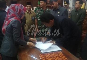 Penandatangan berita acara kesepakatan