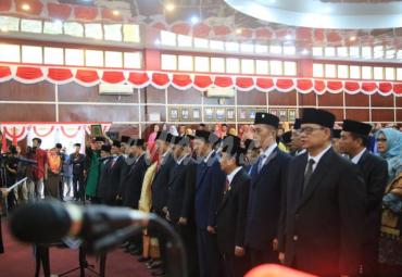 Pengambilan sumpah dan jabatan 35 Anggota DPRD Kota Bengkulu