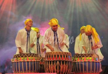 Salah satu pertunjukan finalis musik Dhol tahun 2019